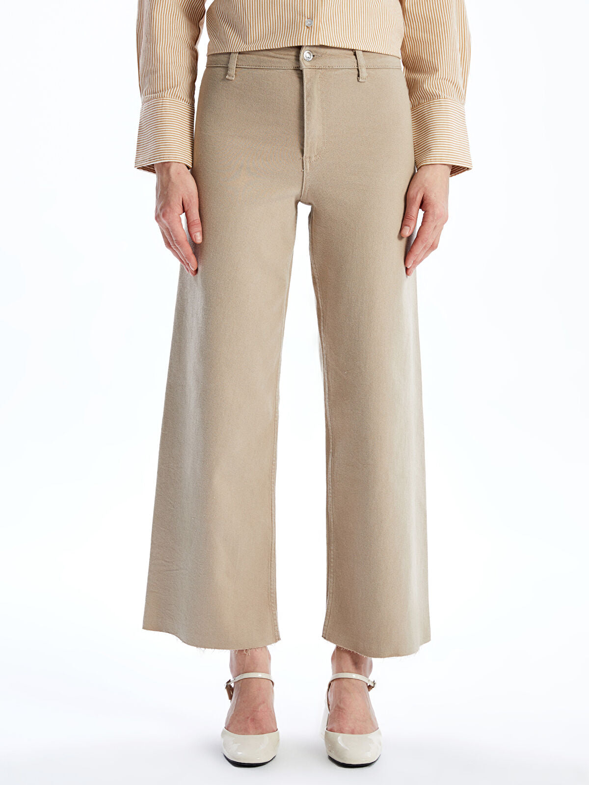 Wideleg Female Jean Pants