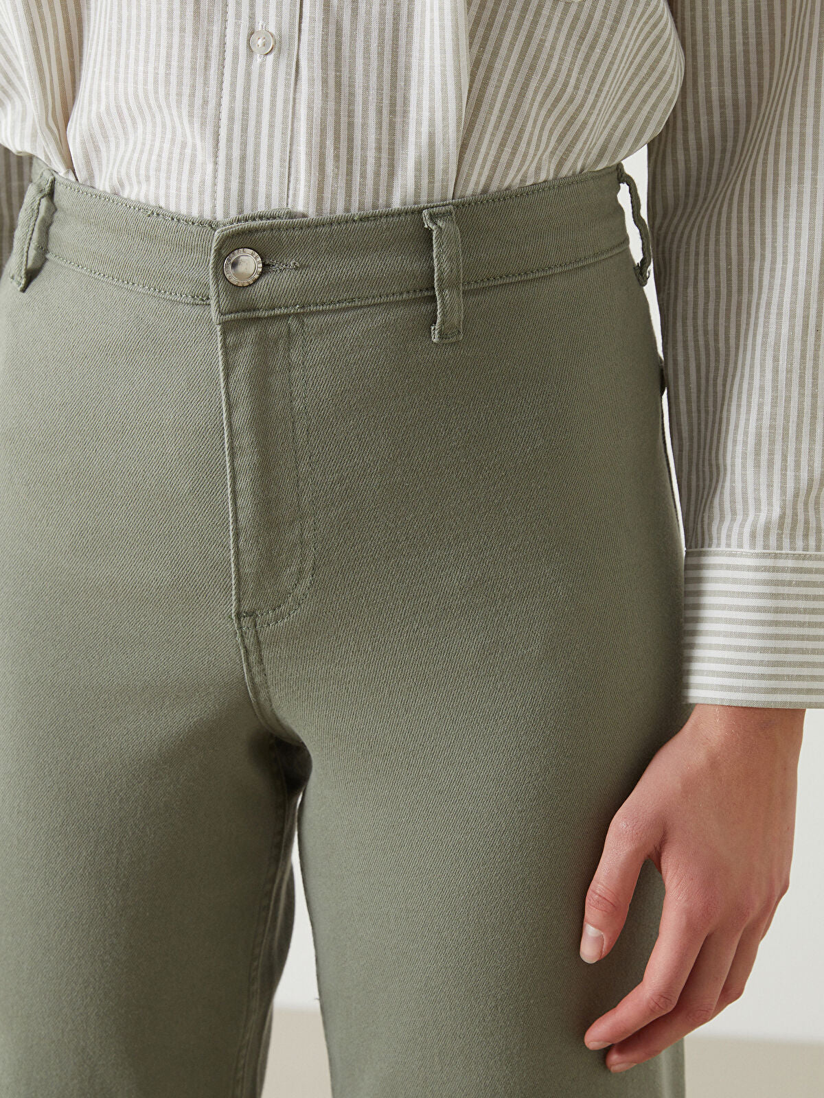 Wideleg Female Jean Pants