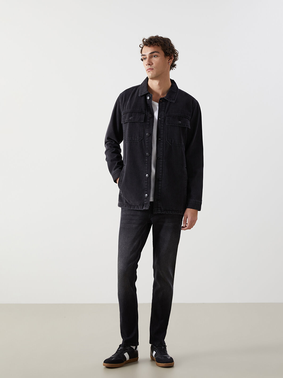 LCW Standard Fit Men's Indigo Jean Waistcoat