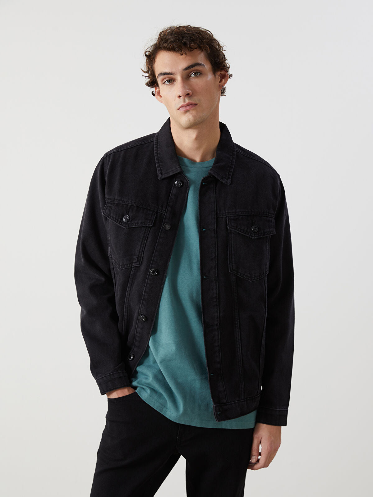 LCW Standard Fit Men's Indigo Jean Waistcoat