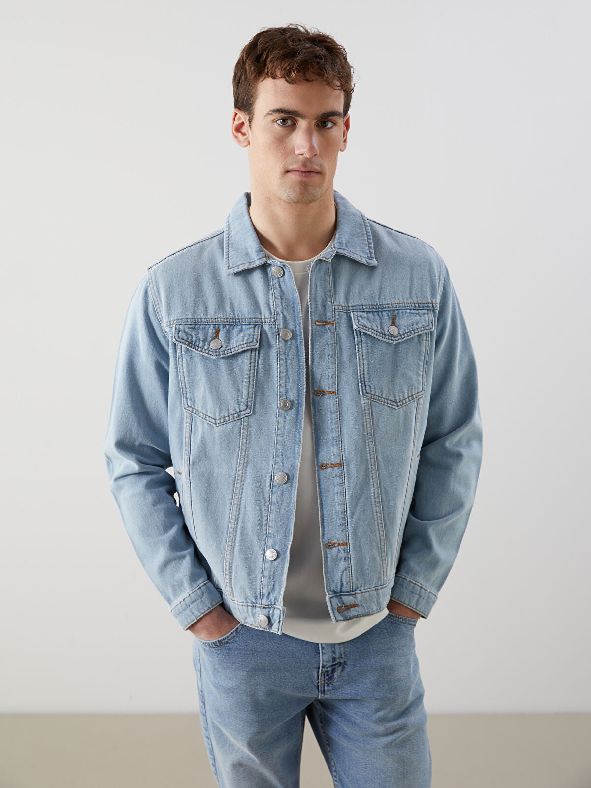 LCW Standard Fit Men's Indigo Jean Waistcoat