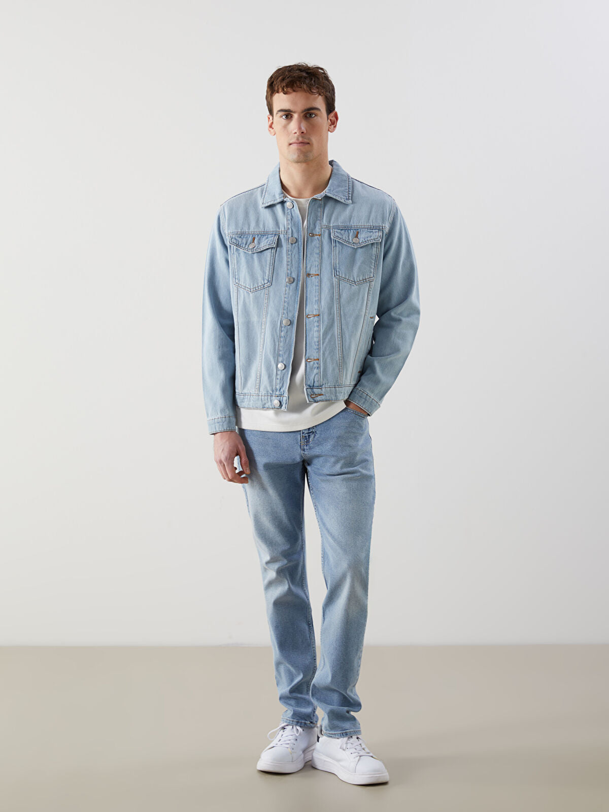 LCW Standard Fit Men's Indigo Jean Waistcoat