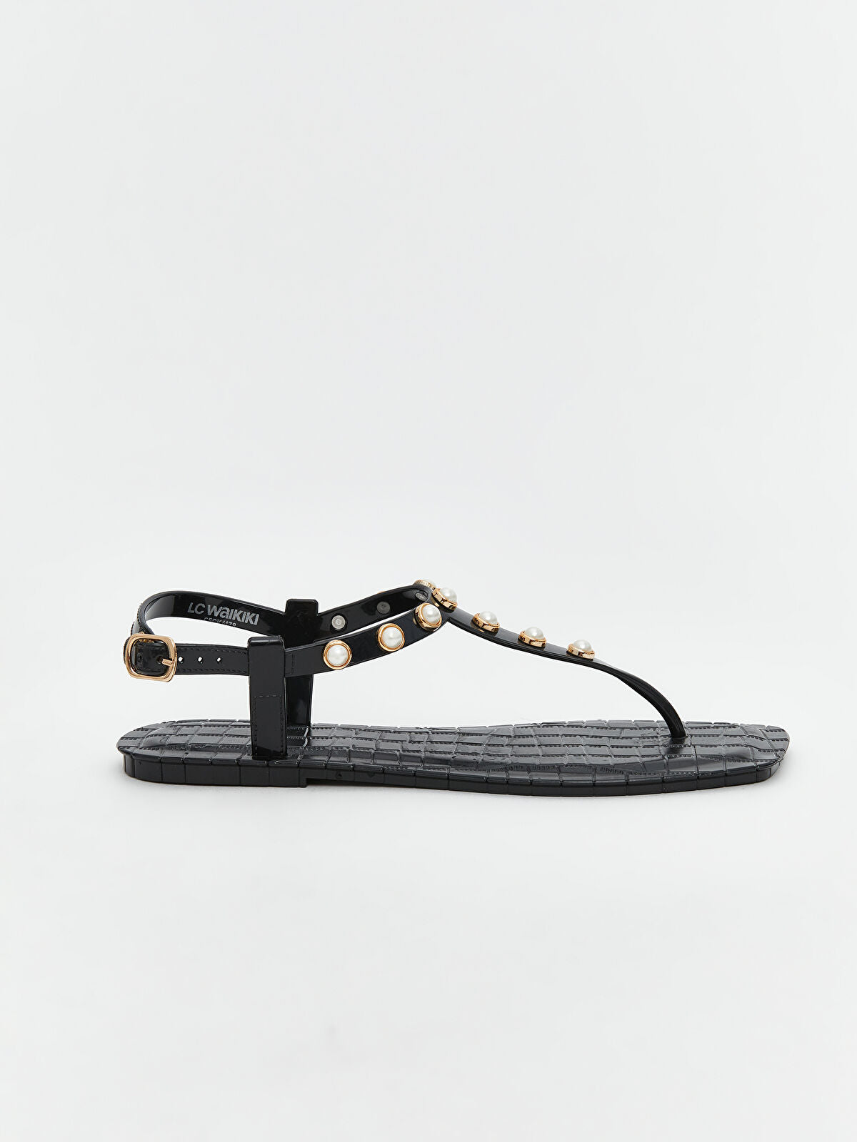 Woman's jeweled between-finger slippers