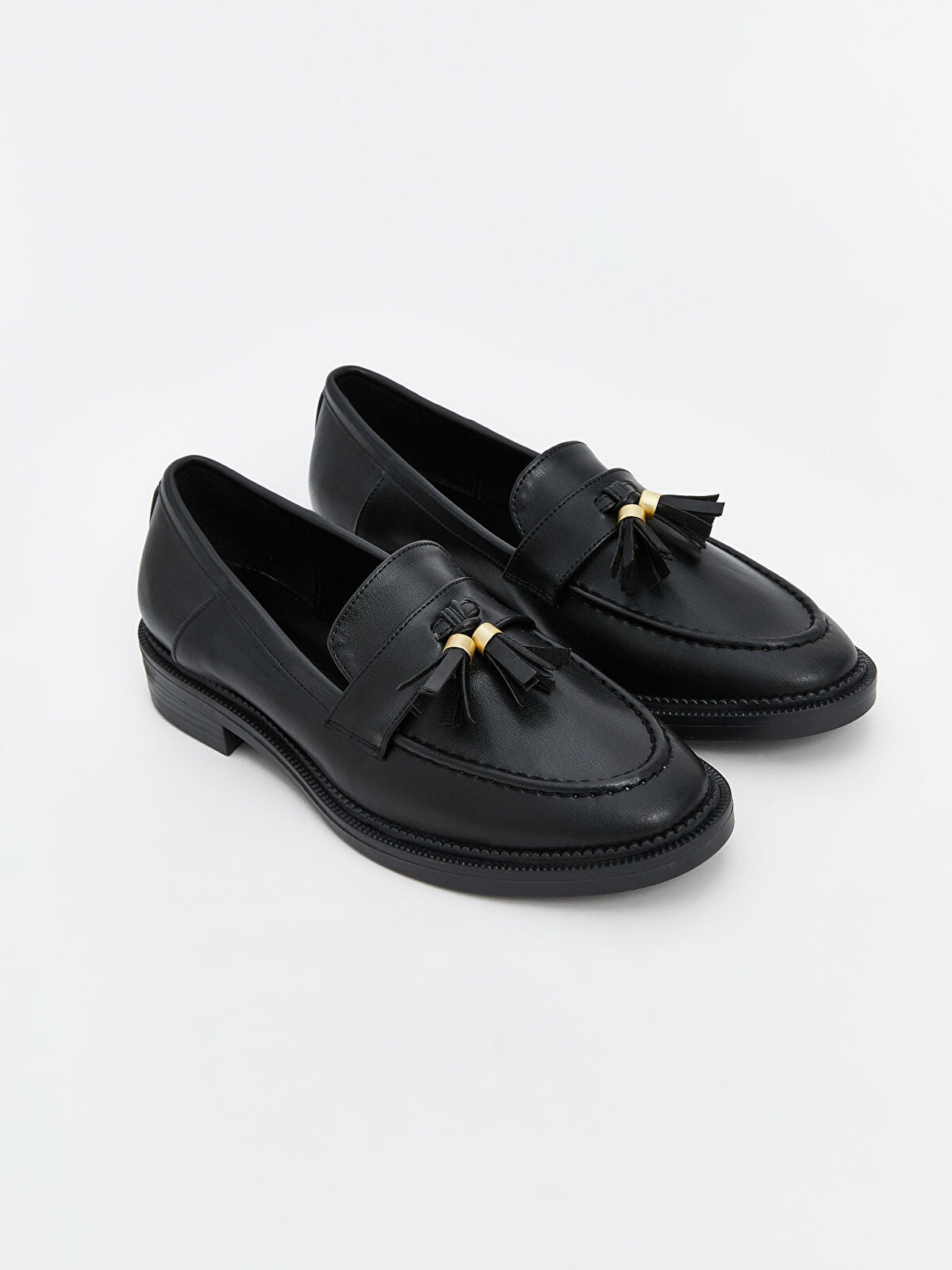 Leather-Look Women's Loafers