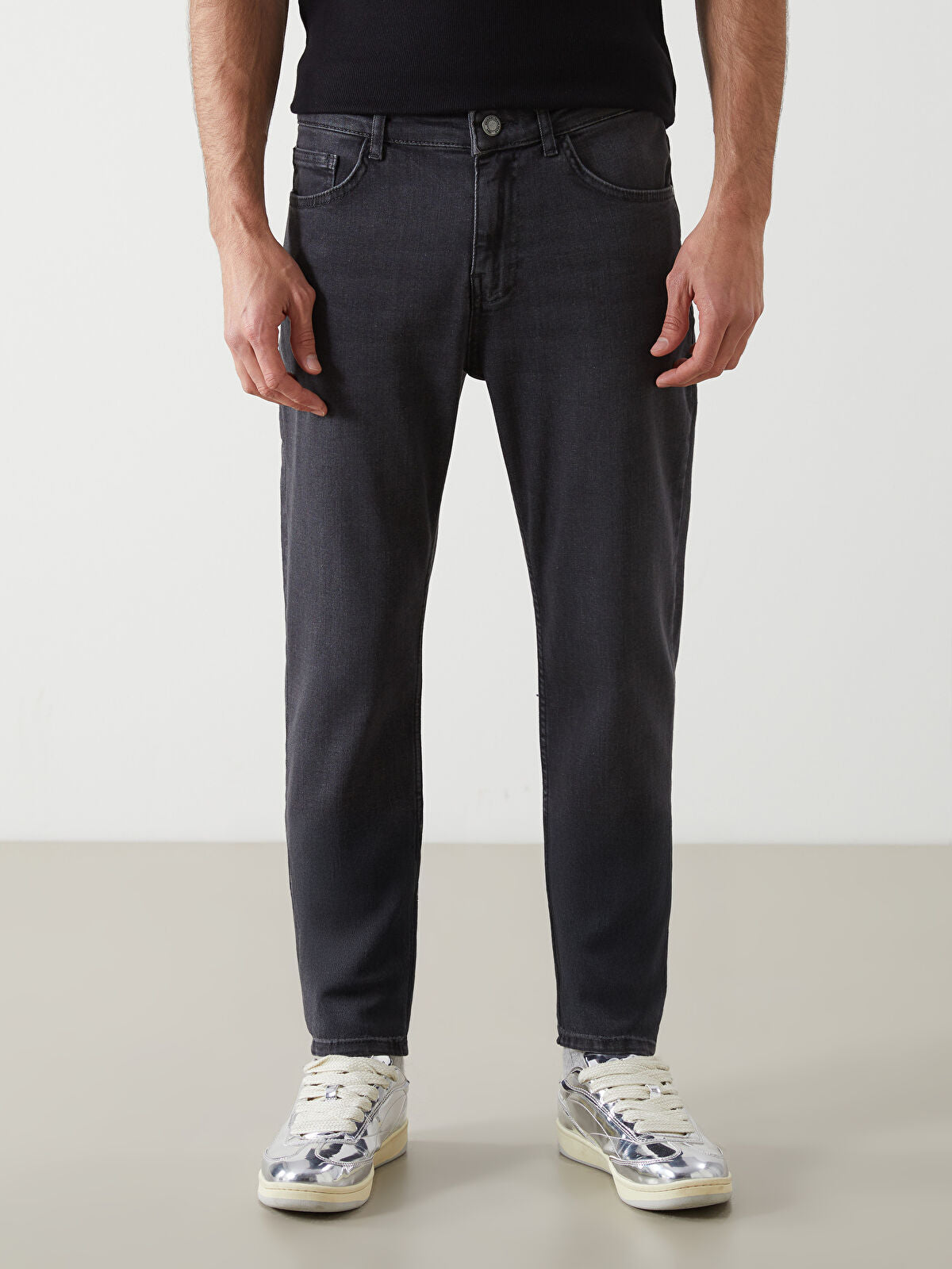 730 Mandarin Collar Men's Jeans Pants