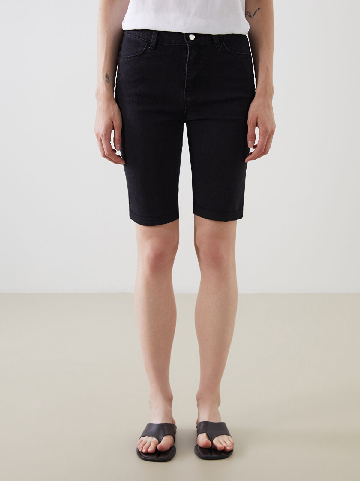 Bermuda Fit Women's Jeans Shorts