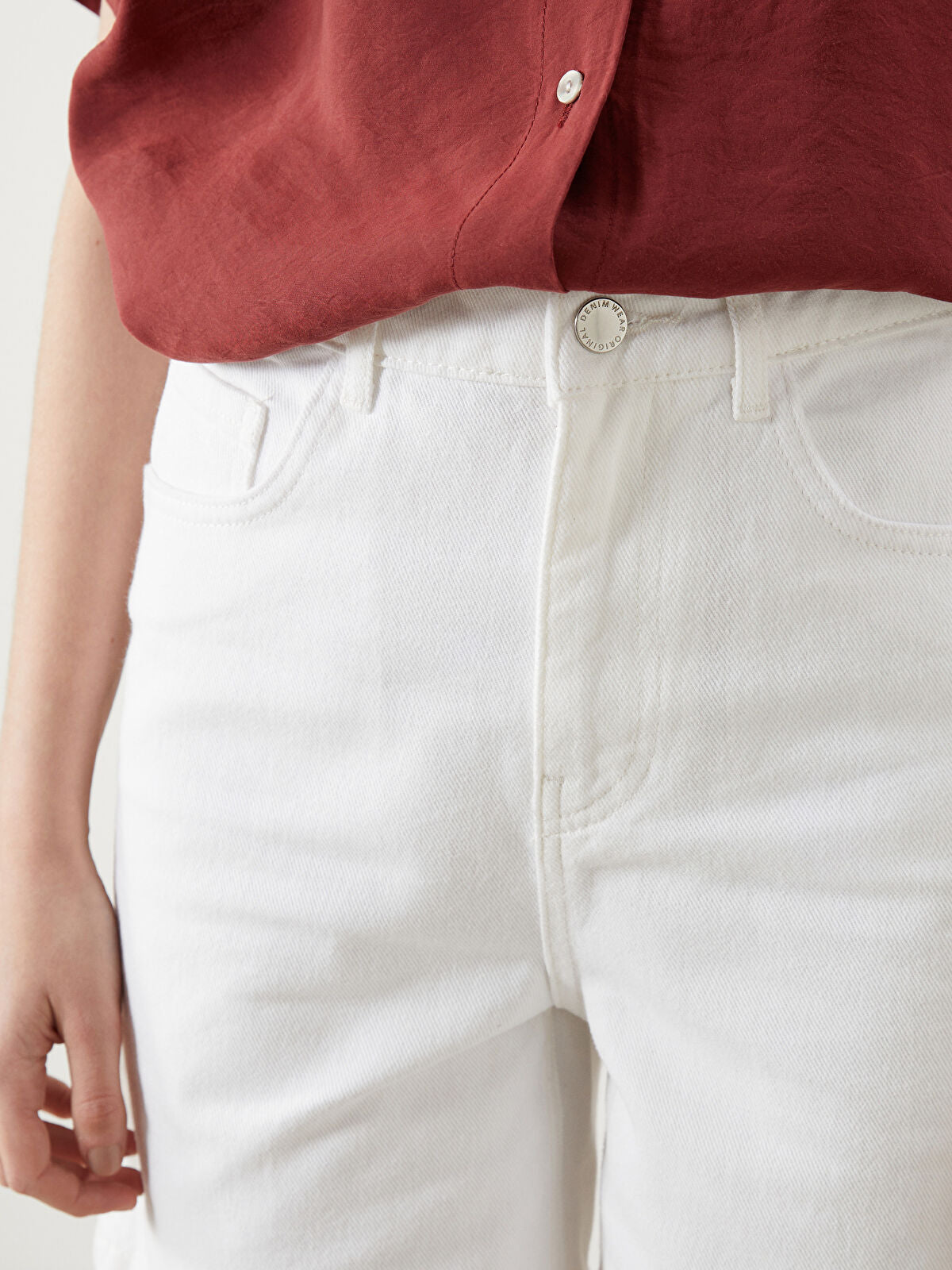 Bermuda Fit Women's Jeans Shorts