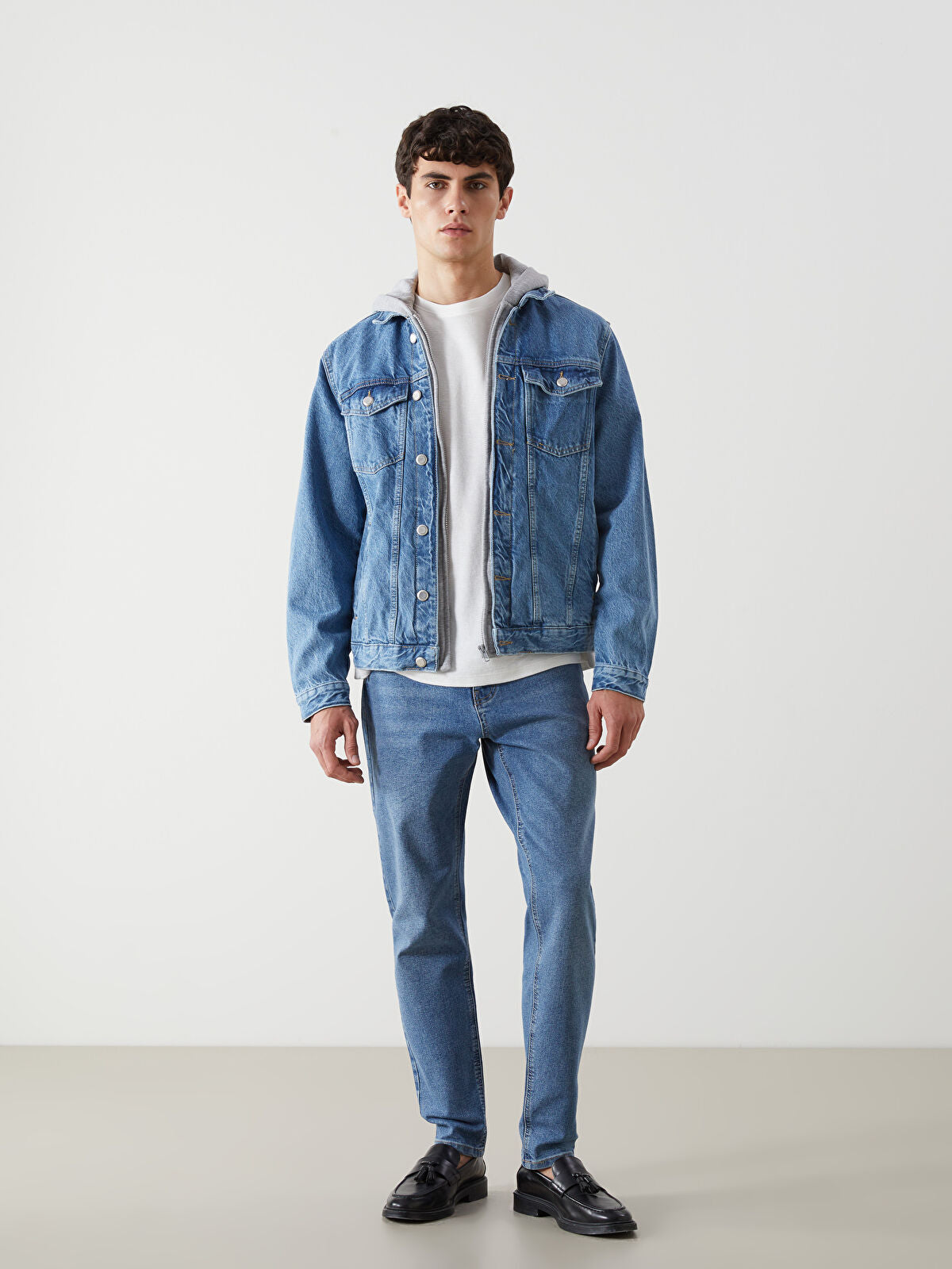 LCW Standard Fit Men's Indigo Jean Waistcoat