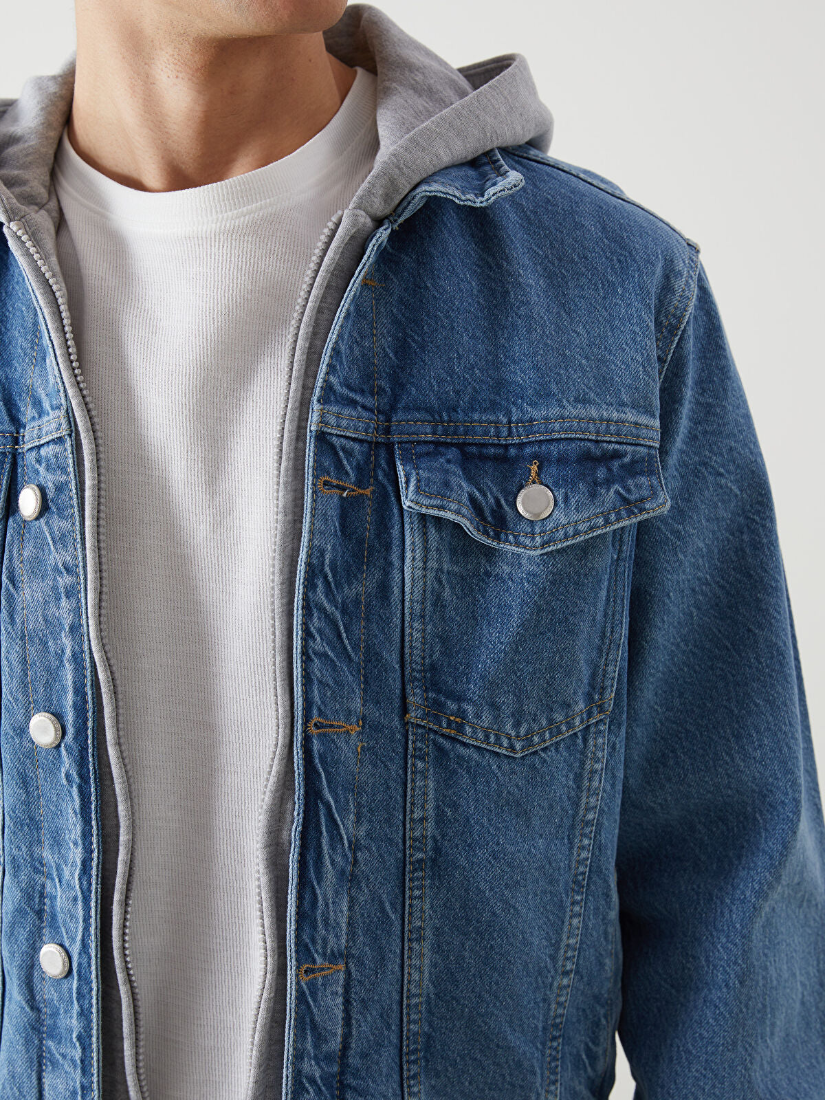 LCW Standard Fit Men's Indigo Jean Waistcoat