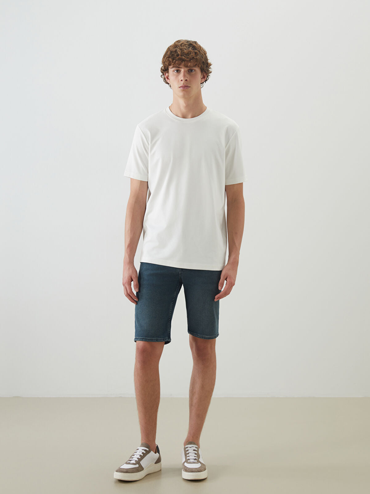 Super Skinny Fit Men Jeans Shorts