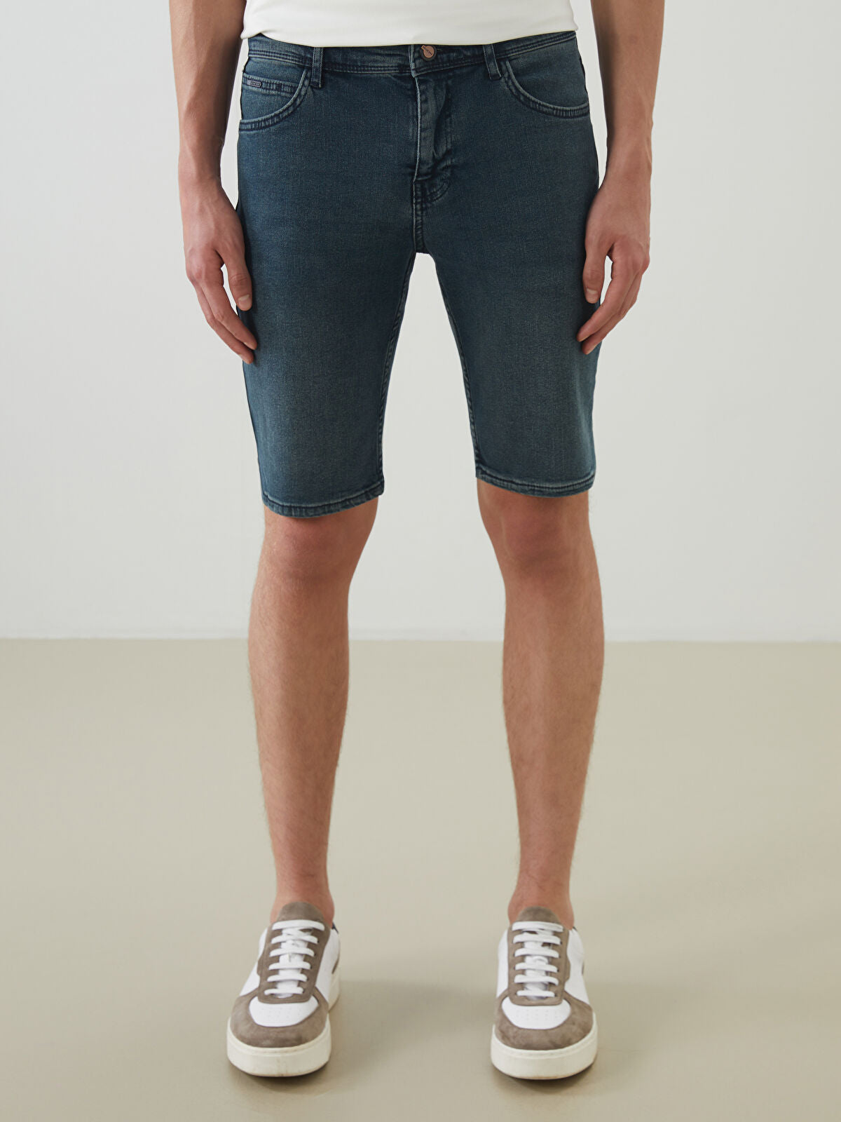 Super Skinny Fit Men Jeans Shorts