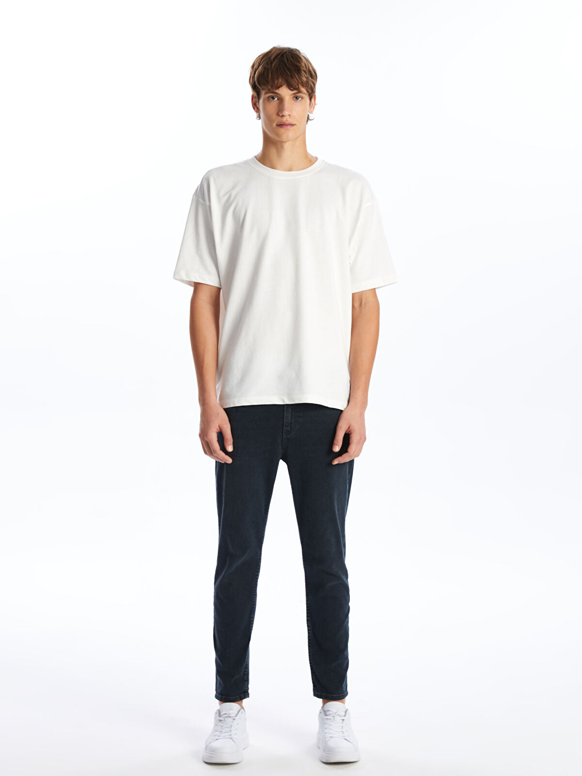 730 Mandarin Collar Men's Jeans Pants