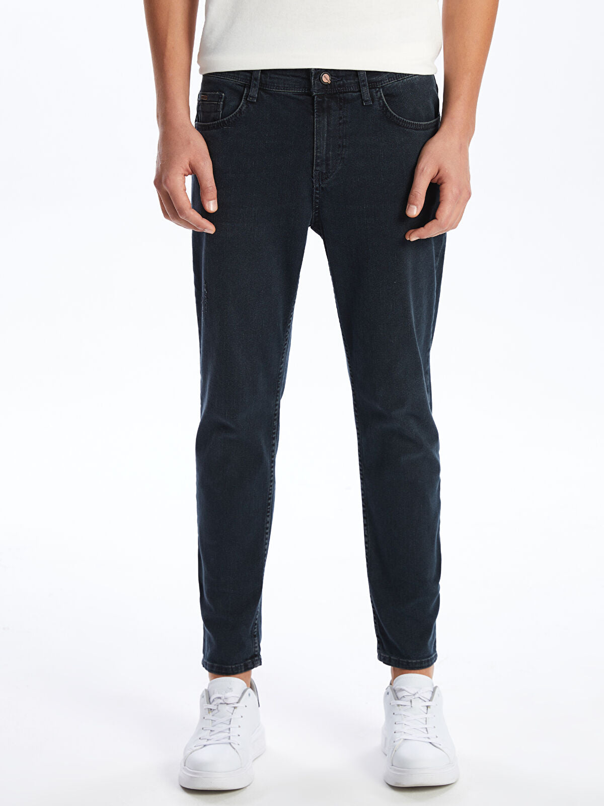 730 Mandarin Collar Men's Jeans Pants