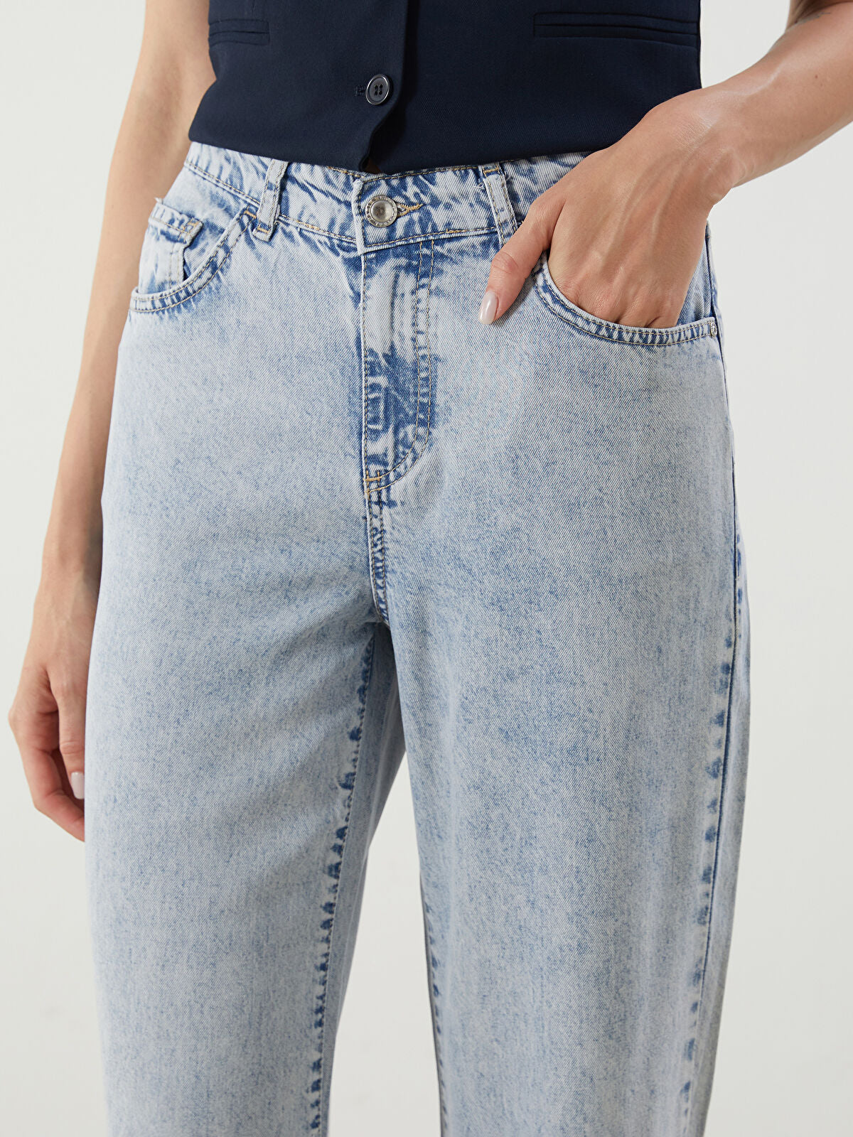 Wideleg Female Jean Pants