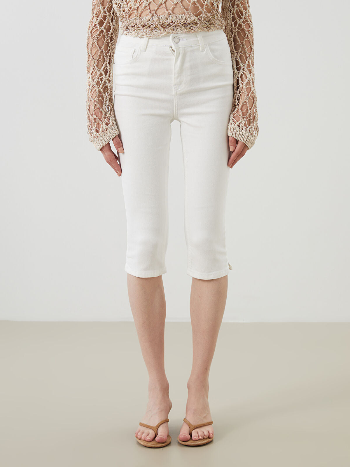 Skinny Fit Women's Jeans Shorts