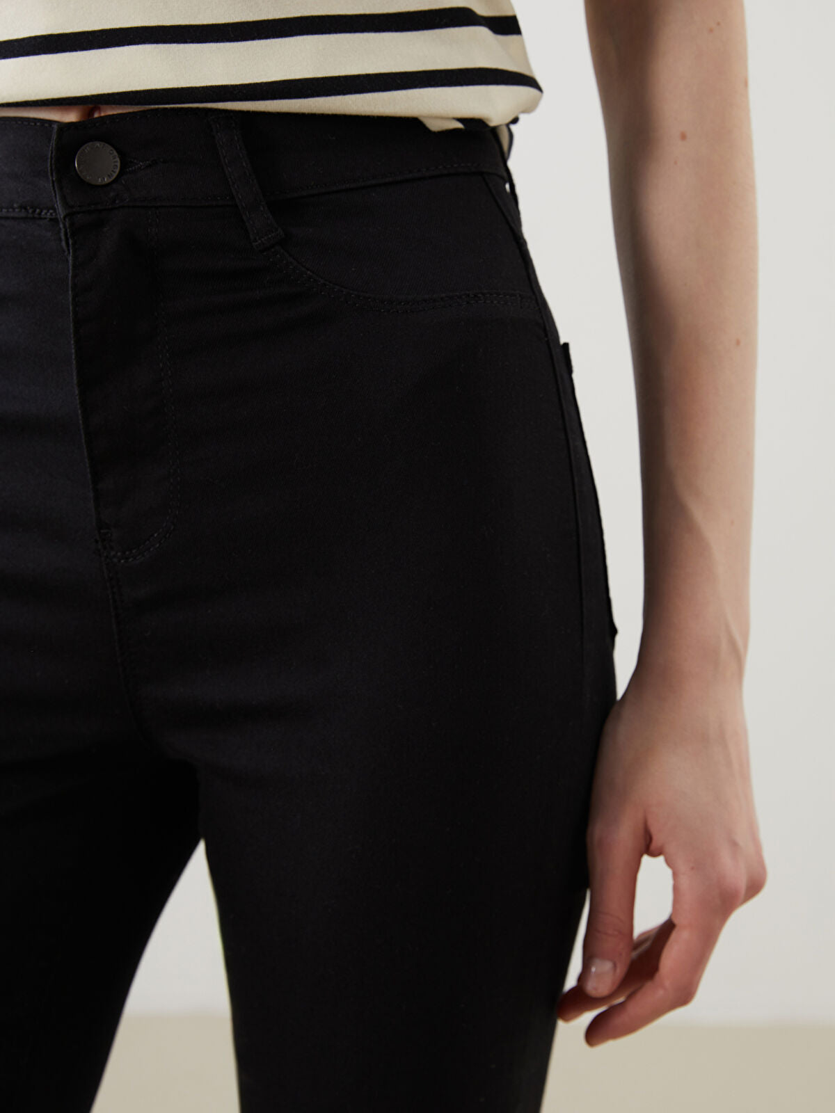LCW Jeans Black Jupiter Super Skinny Fit Women's Jean Trousers