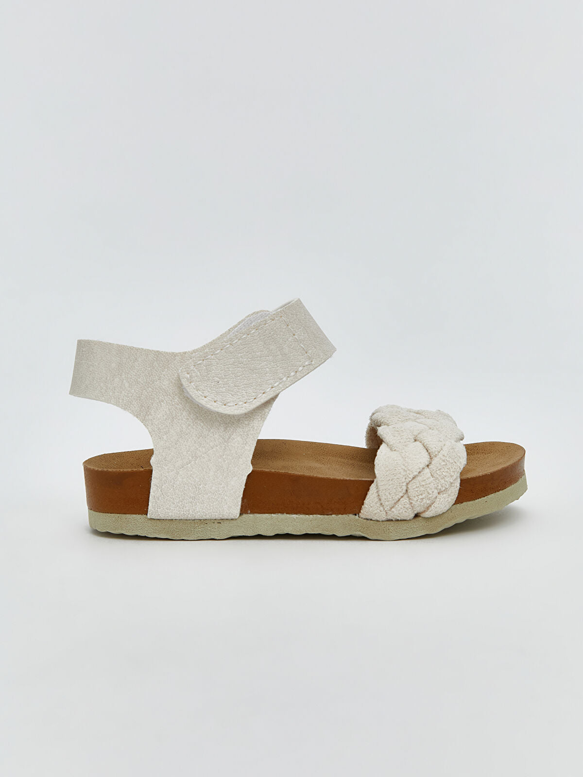 Slingback with Patterns Leather Look Girls Baby Sandals
