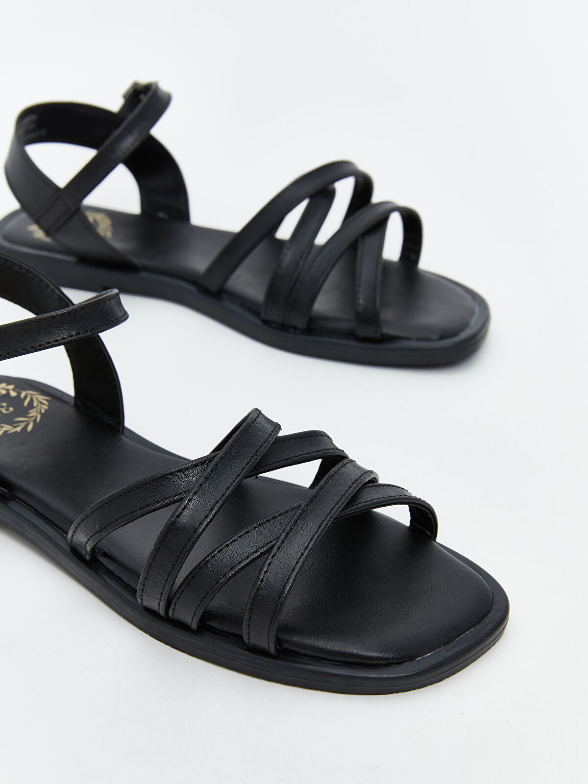Leather-Look Girls' Child Sandal