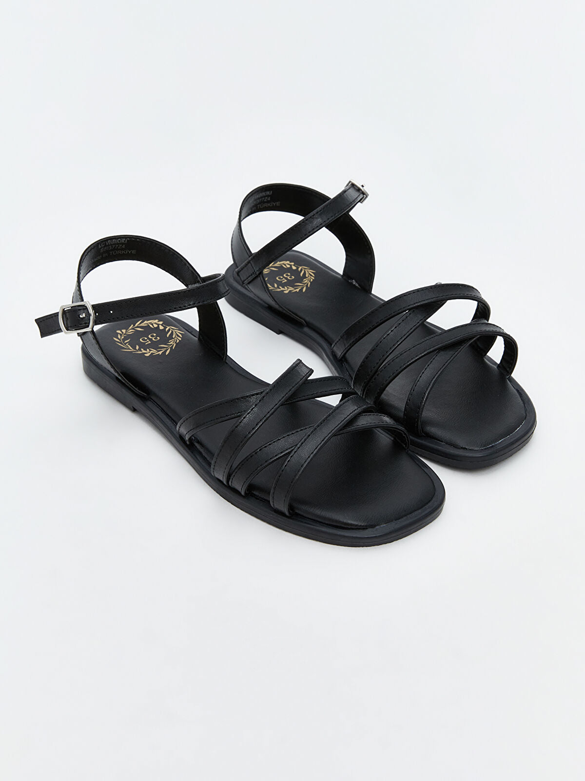 Leather-Look Girls' Child Sandal