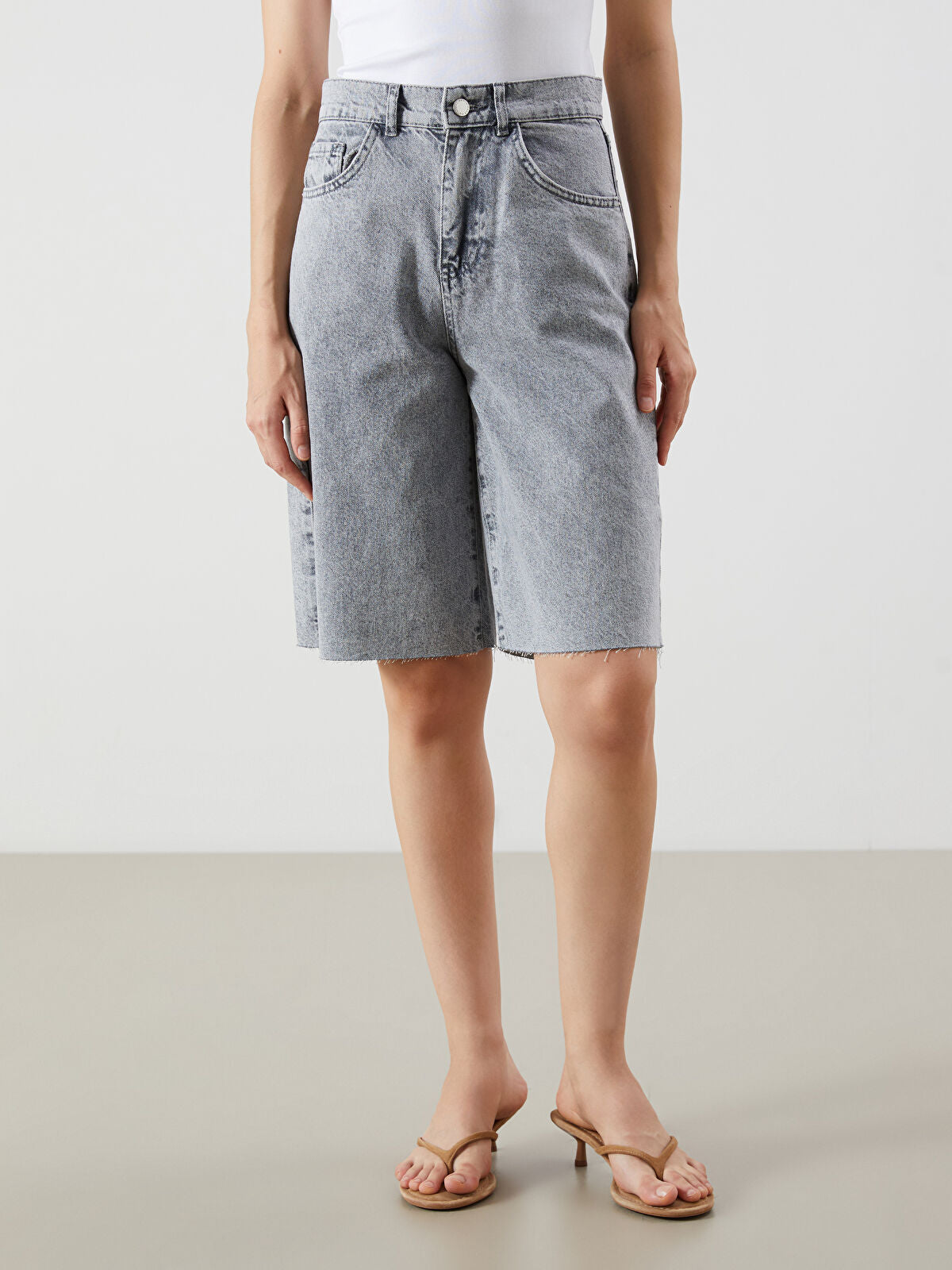Bermuda Fit Women's Jeans Short