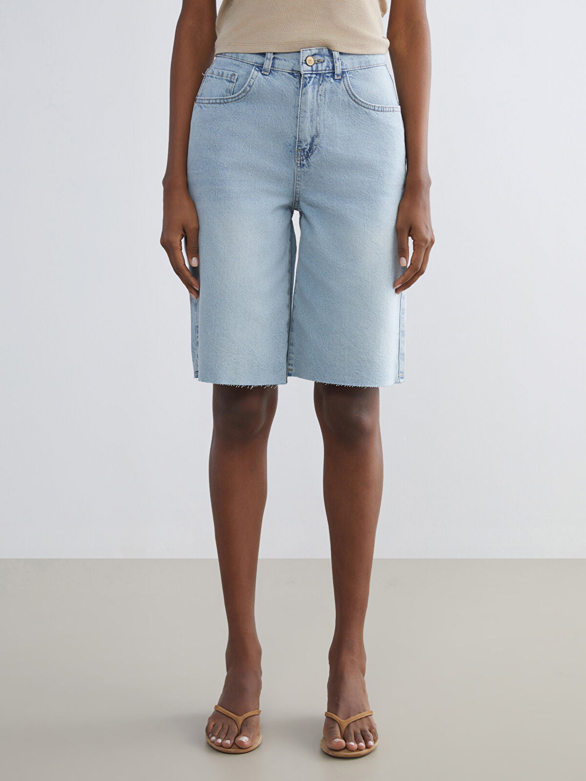 Bermuda Fit Women's Jeans Short