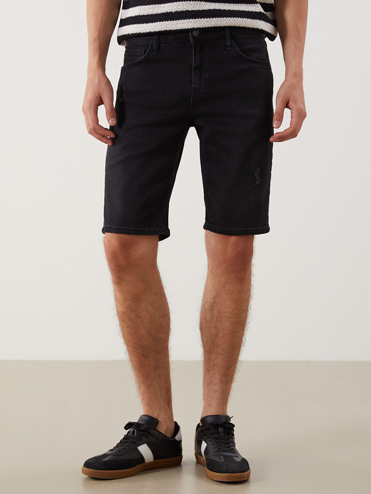 Super Skinny Fit Men Jeans Shorts