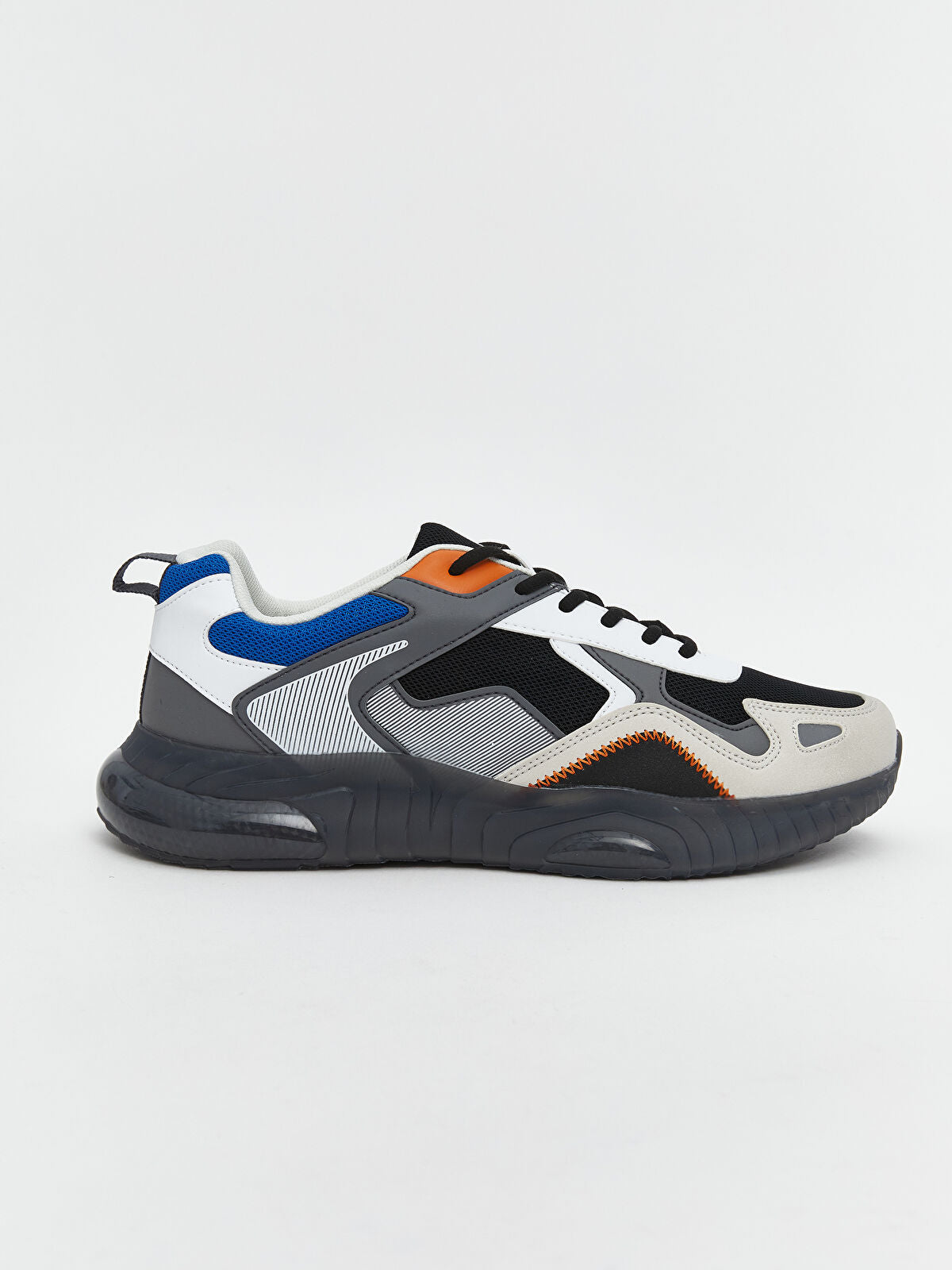 Color Block Laced Men's Sports Shoe