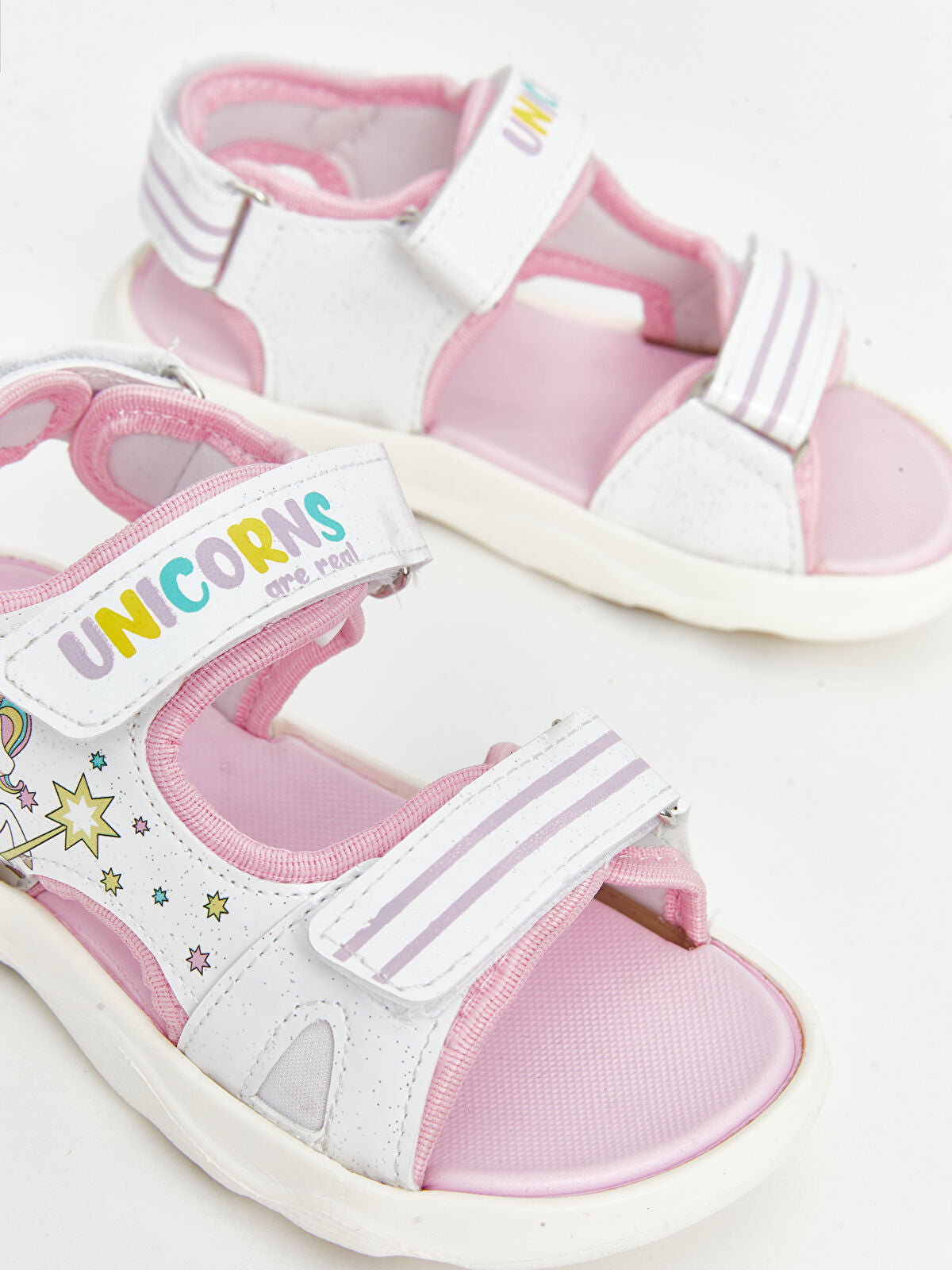 Printed Double Strap Baby Girl Sandal