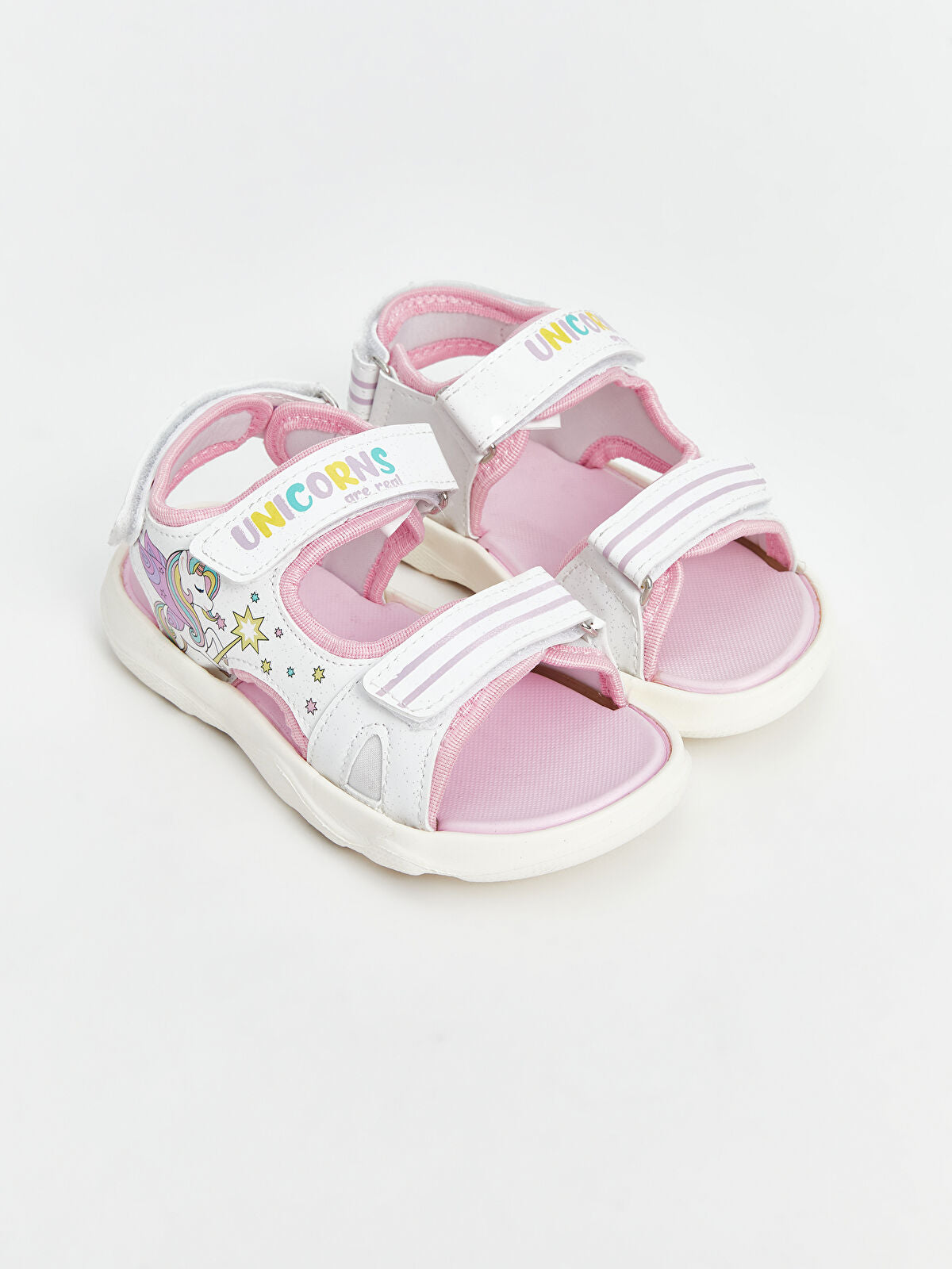 Printed Double Strap Baby Girl Sandal