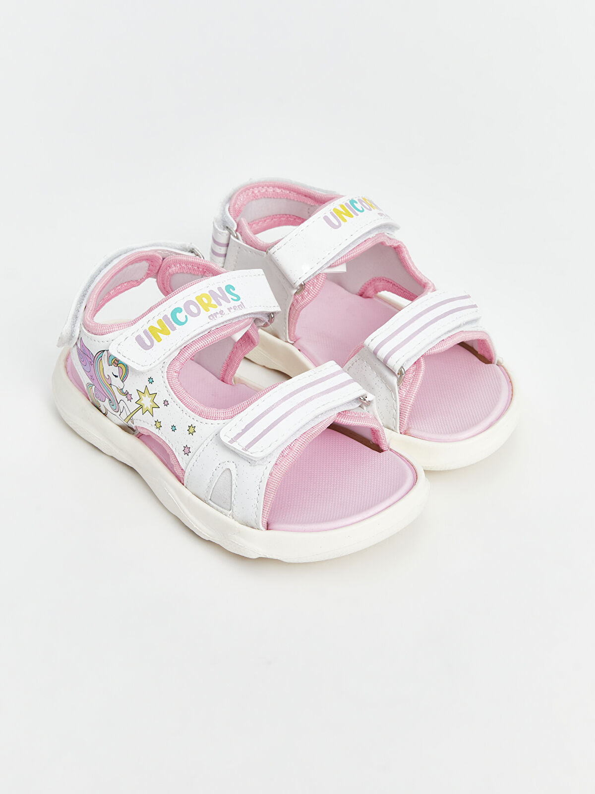 Striped Two-Tie Girls' Child Sandals