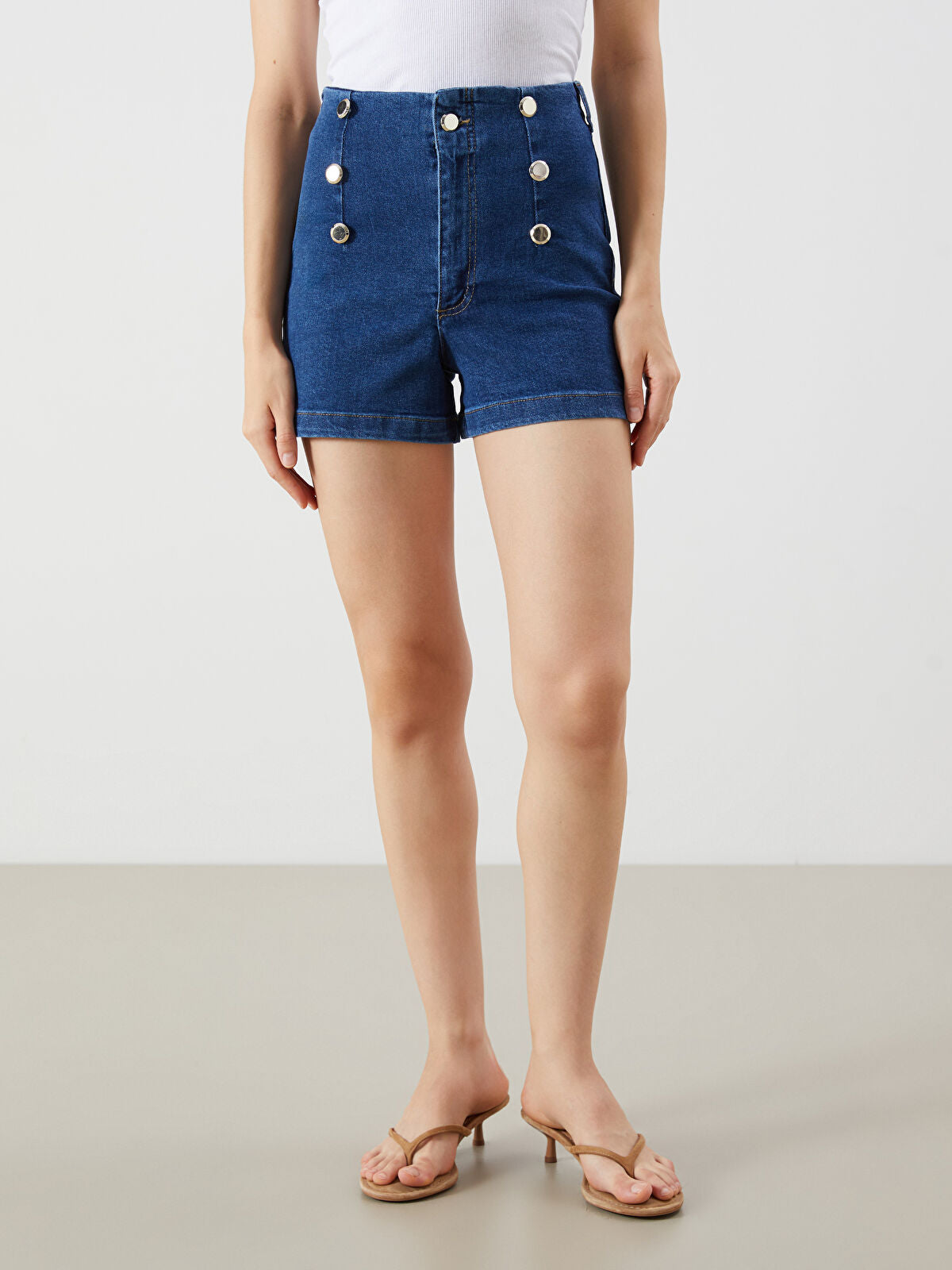 Skinny Fit Women's Jeans Shorts