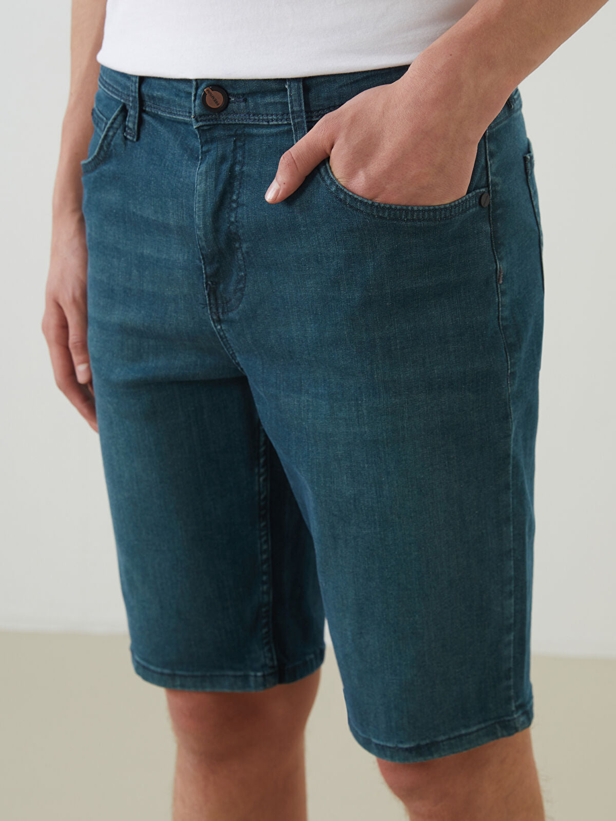 Slim Fit Men's Jeans Shorts