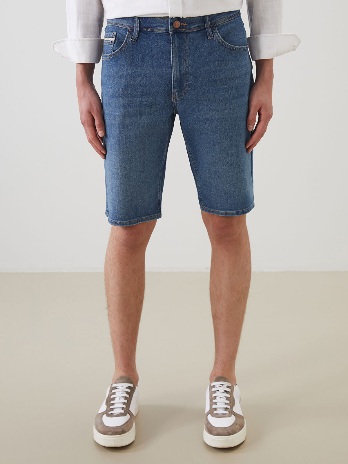 Slim Fit Men's Jeans Shorts