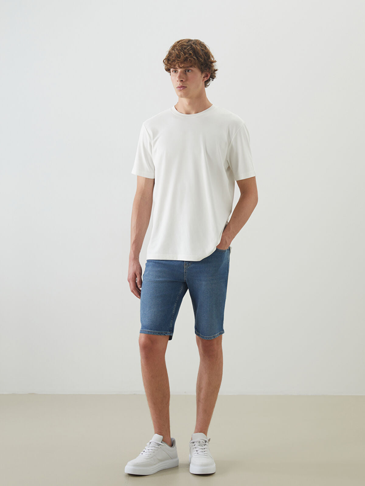 Slim Fit Men's Jeans Shorts