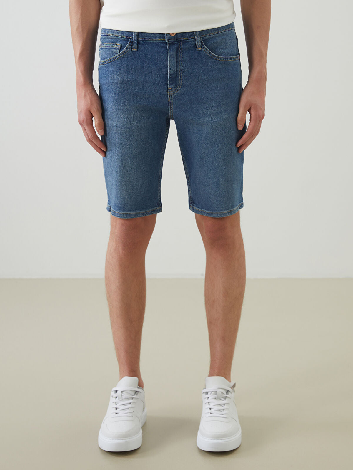 Slim Fit Men's Jeans Shorts