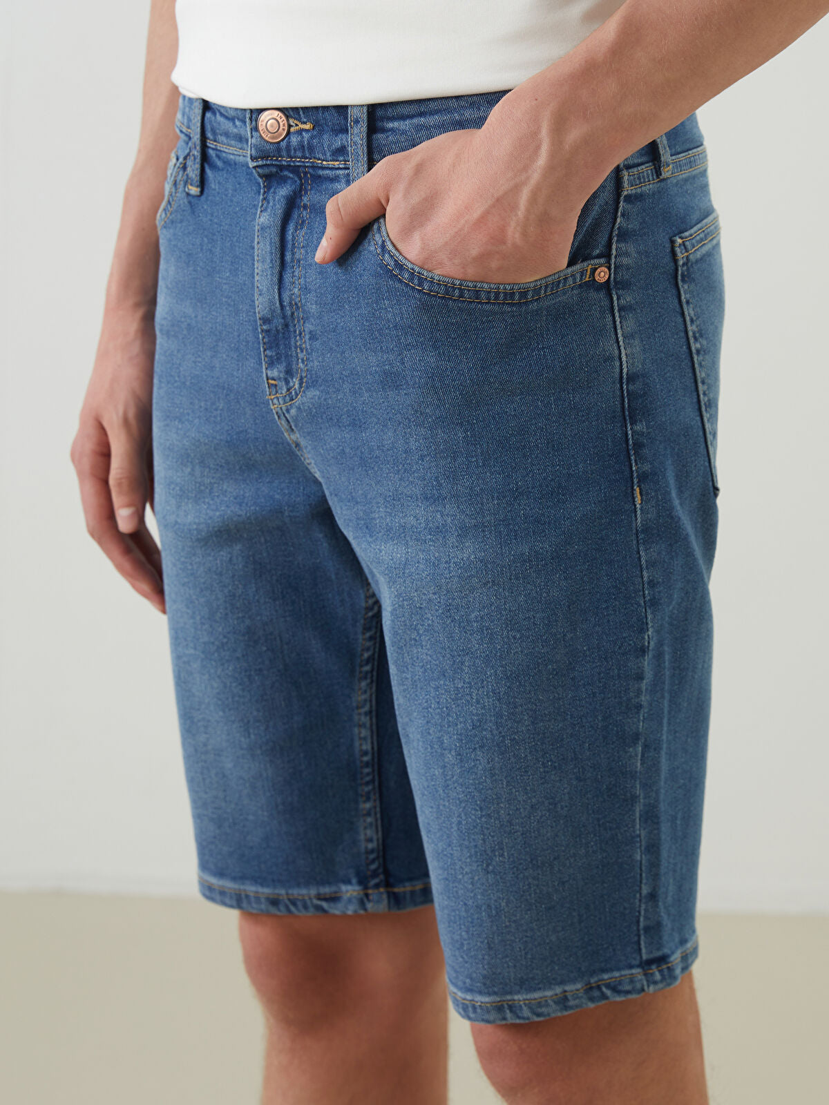 Slim Fit Men's Jeans Shorts