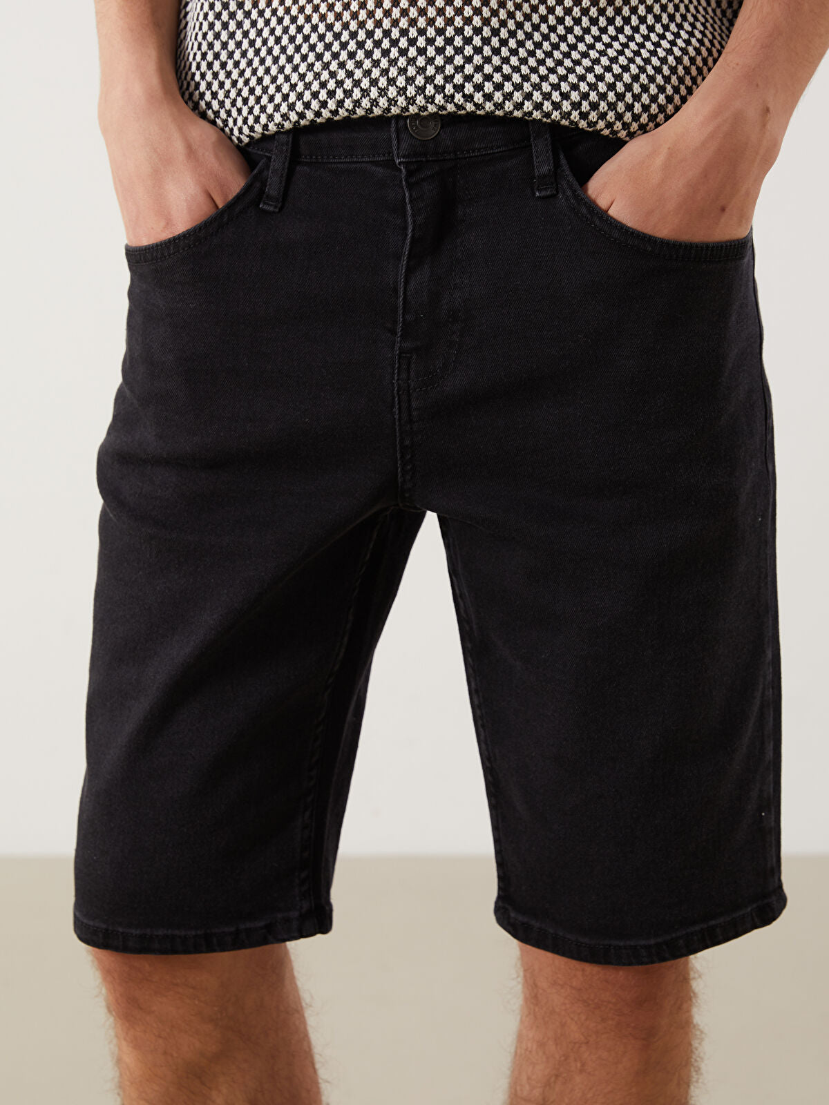 Slim Fit Men's Jeans Shorts