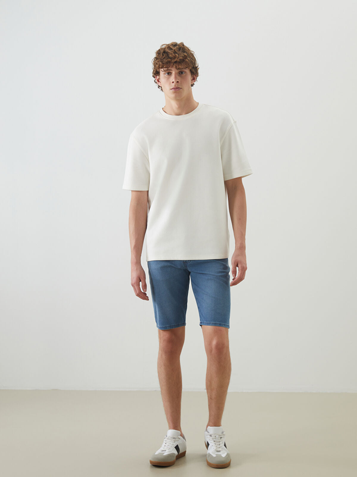 Super Skinny Fit Men Jeans Shorts