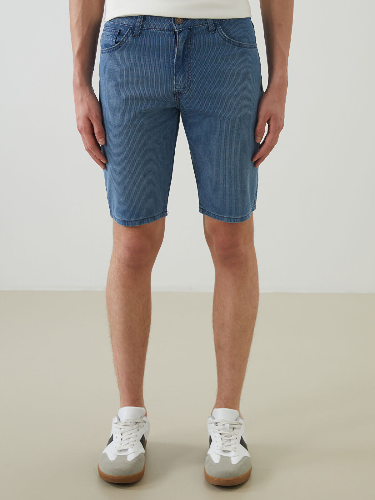 Super Skinny Fit Men Jeans Shorts