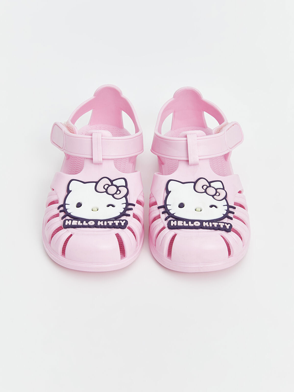 Hello Kitty Striped Girls Baby Sandals