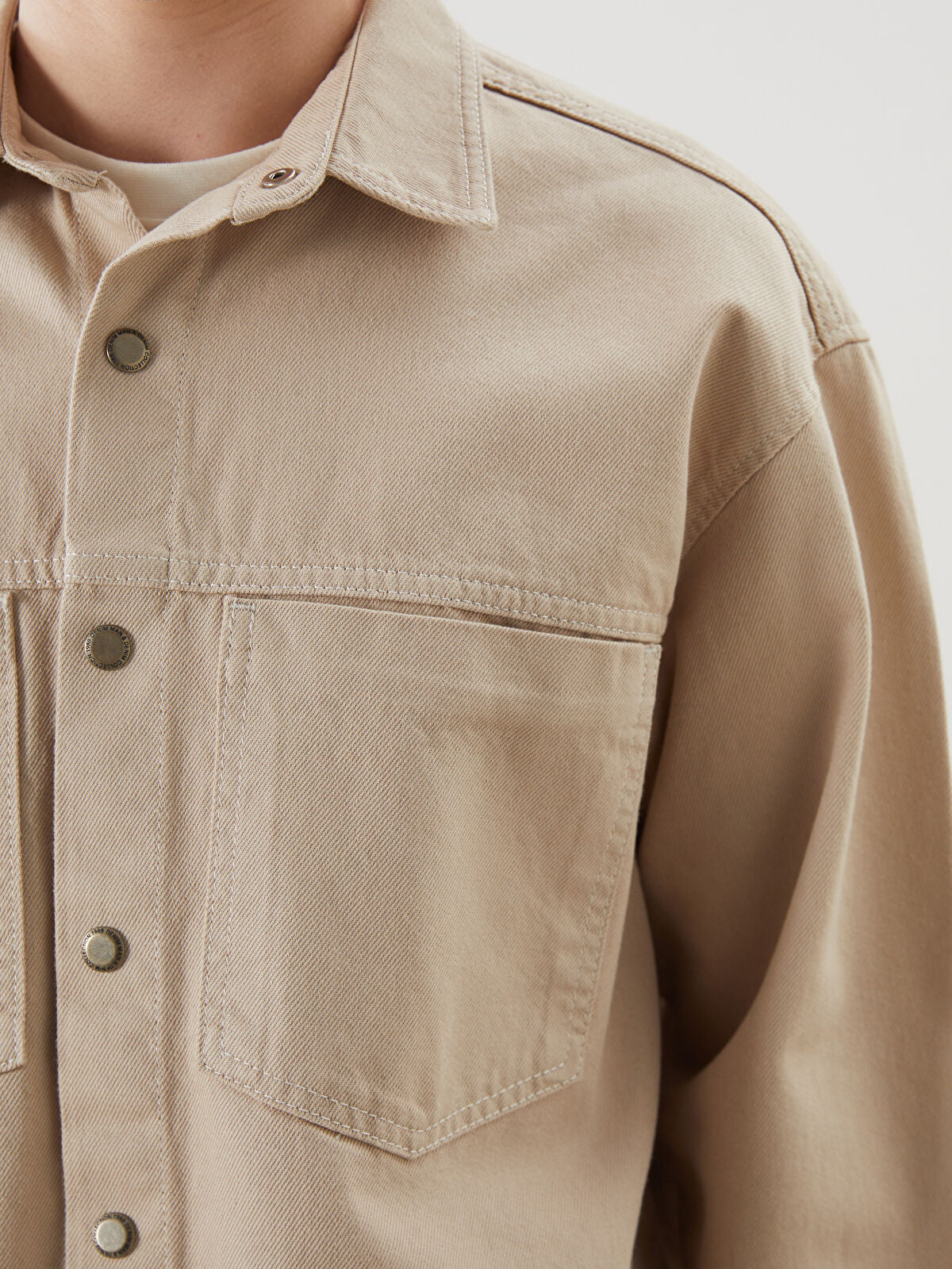 Comfortable Long-sleeved Men's Jeans Blazer Coat