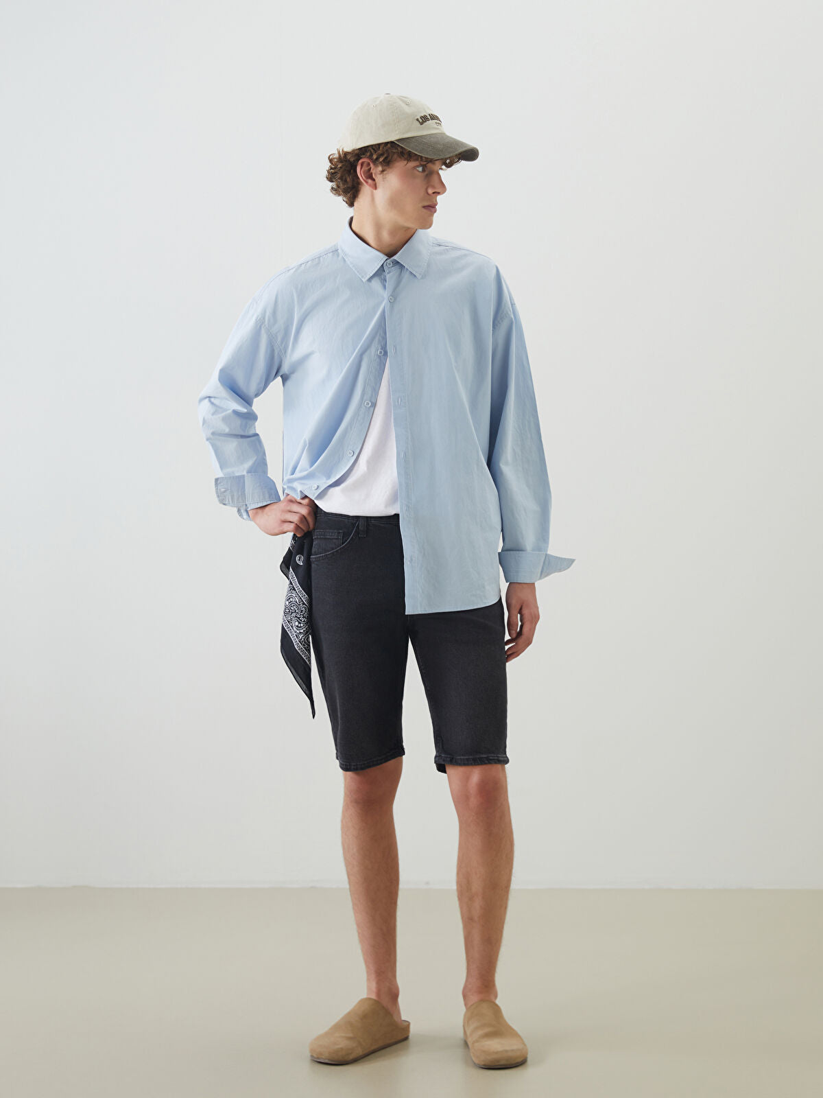 Slim Fit Men's Jeans Shorts