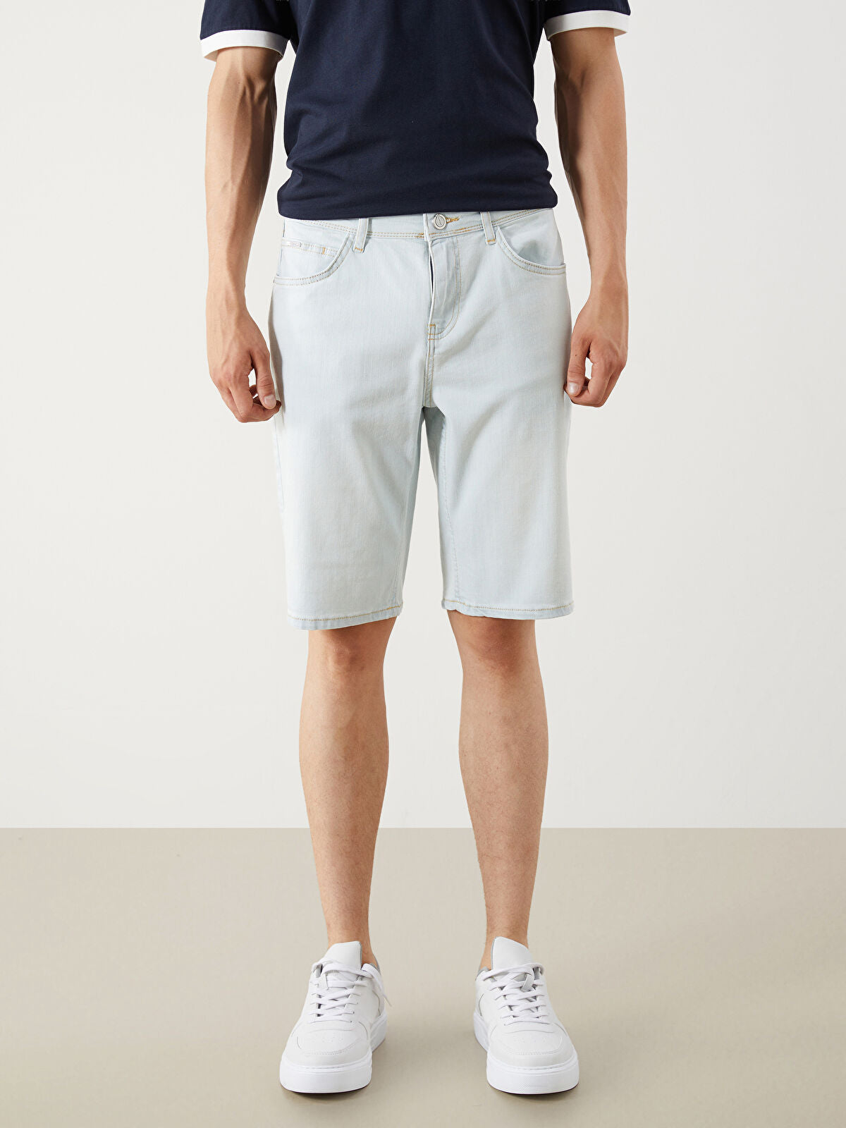 Super Skinny Fit Men Jeans Shorts