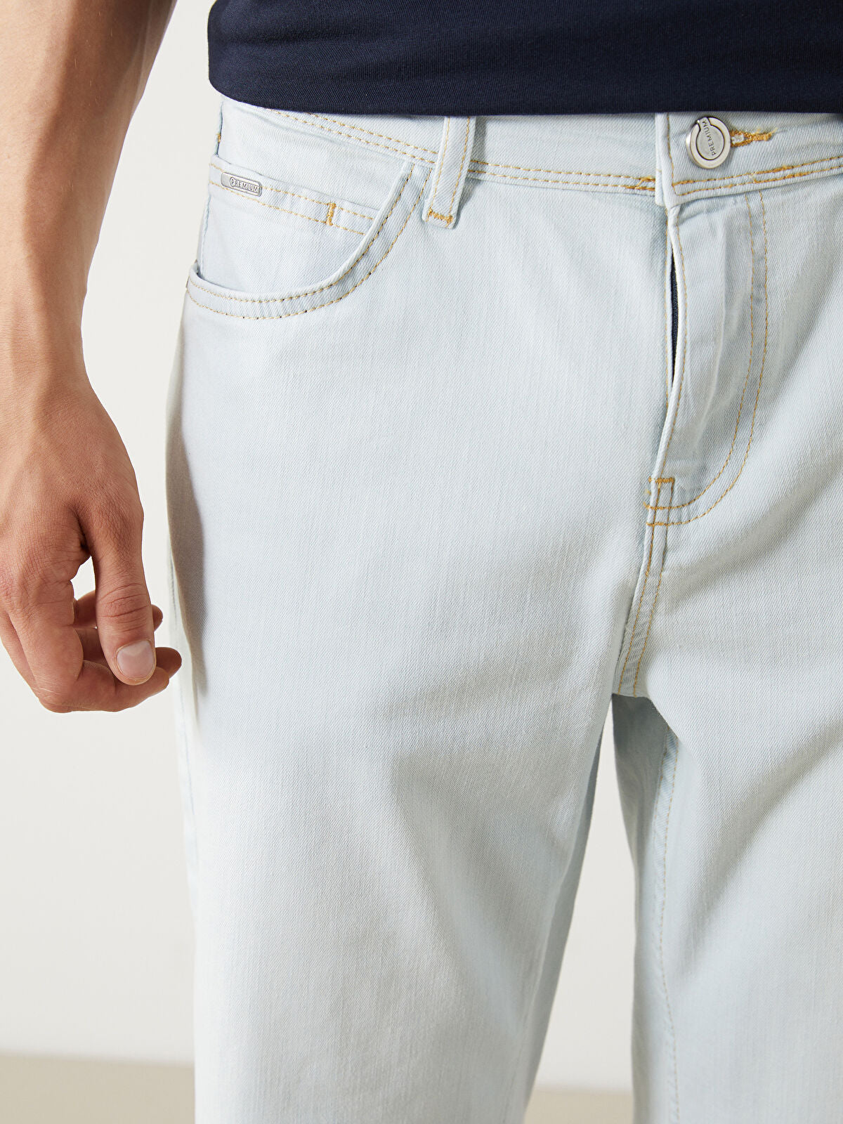 Super Skinny Fit Men Jeans Shorts
