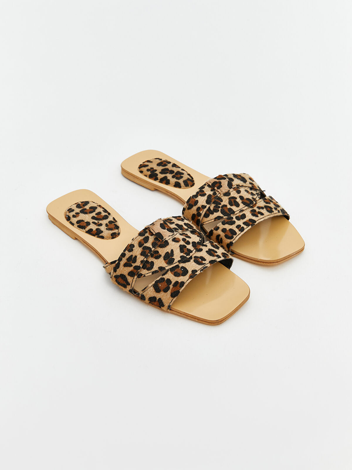 Leopard Print Women's House Slippers
