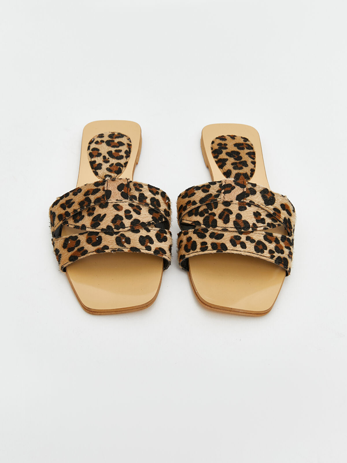 Leopard Print Women's House Slippers