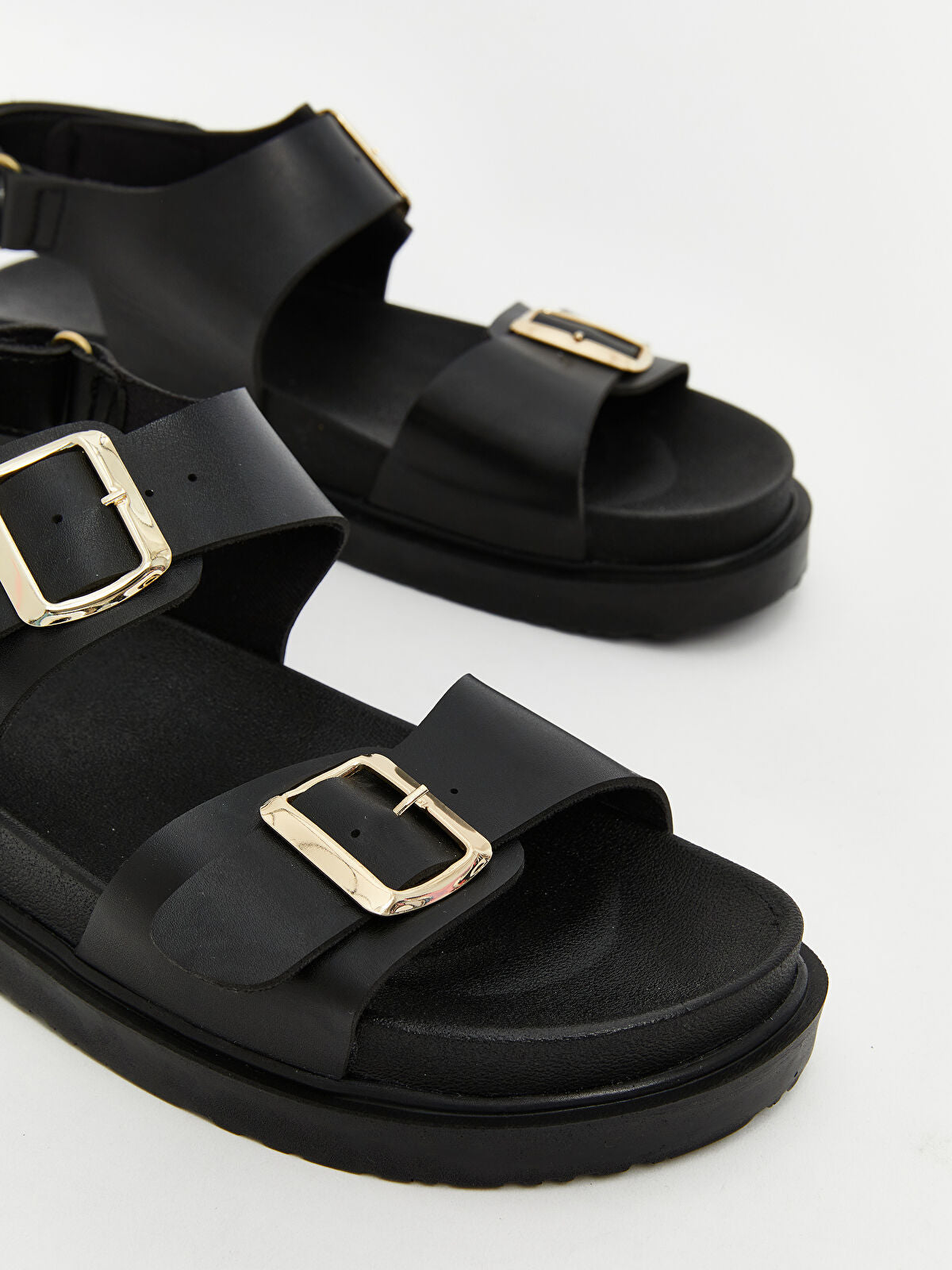 Leather-Look Women's Sandal