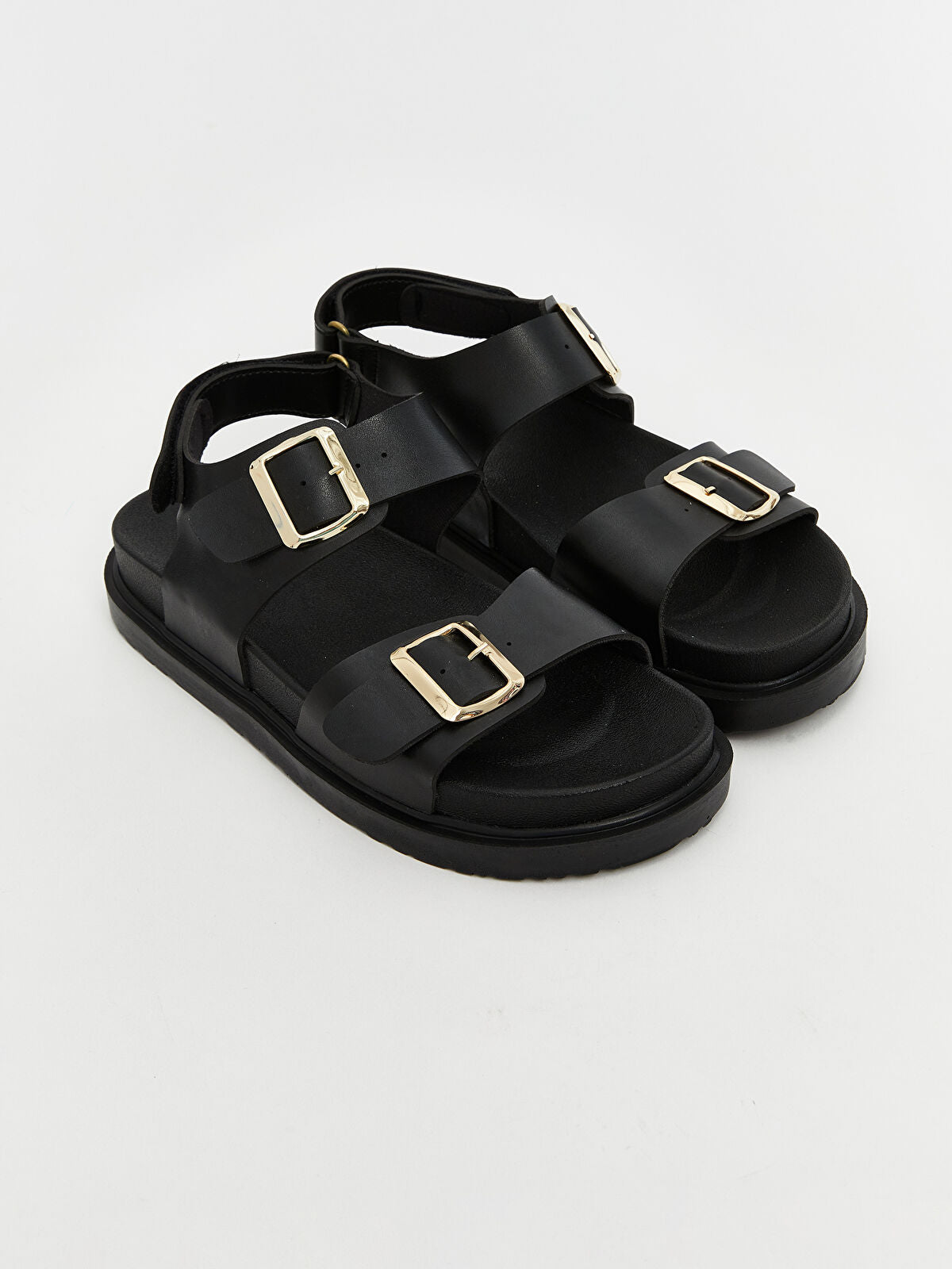 Leather-Look Women's Sandal