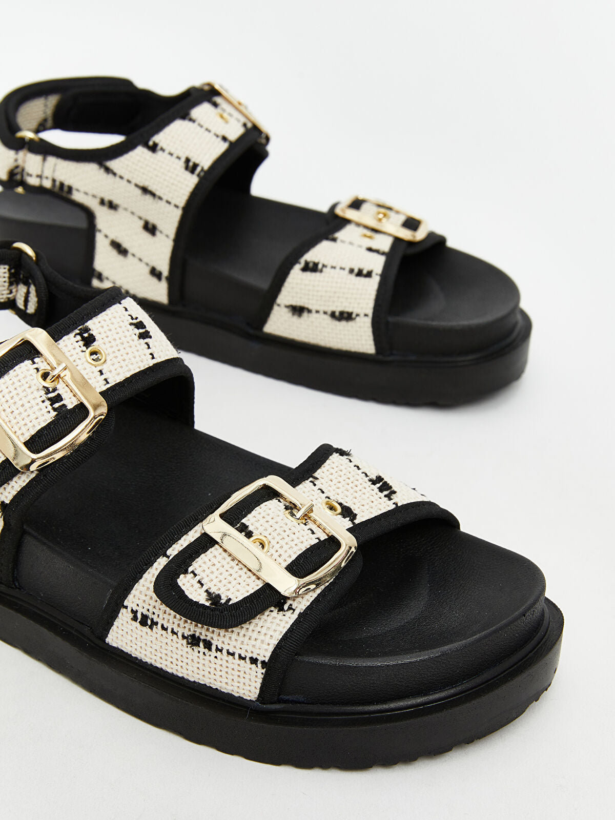 Leather-Look Women's Sandal