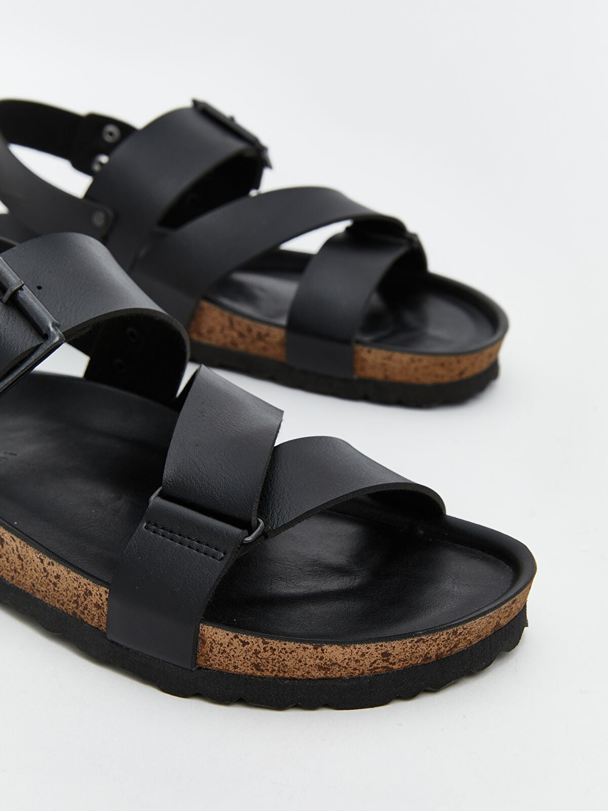 Leather-Look Men's Sandal